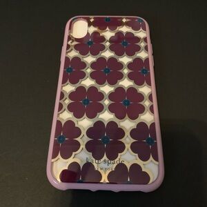 Kate Spade Purple Floral Phone Case